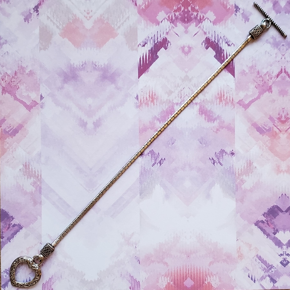 🆕 NWOT 925 Sterling Silver Heart Bracelet 🆕 - Picture 4 of 10